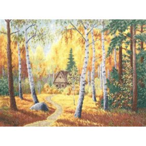 vm026 Az erdő csendje 37,7x28,2 cm