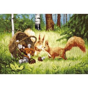 z035 Squirells 25,4x37,9 cm