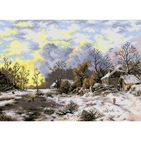 2048R August Piepenhagen - Téli vidék 50x70cm