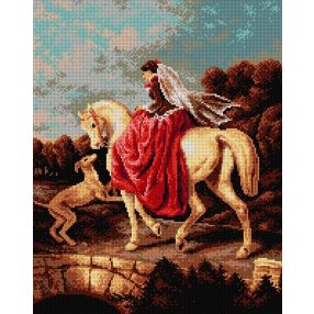 2135M Alfred de Dreux-Az amazon 50x40cm