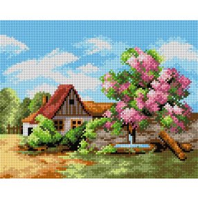 2173H Tavaszi táj 24x30cm