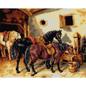 2198M Lovak a karámban 40x50cm