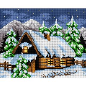 2218H Kunyhó a hó alatt 24x30cm