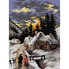 2219J Téli séta 30x40 cm