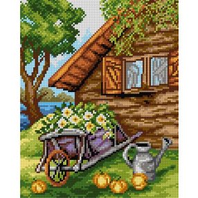 2305H Talicska virágokkal 24x30cm