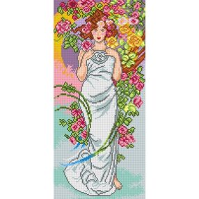 2330J Alfons Mucha - Rose 25x51cm