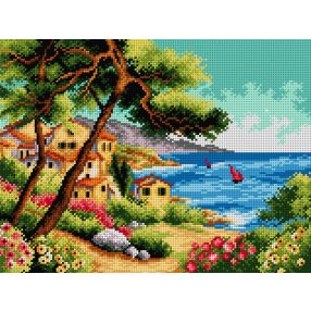 2339J Vitorlások a tengeren 30x40cm