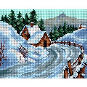 2344H Téli táj 24x30cm