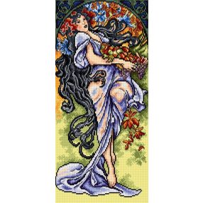 2379J Alfons Mucha - Ősz 25x51cm