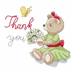 Z8776 Thank you 15x15 cm