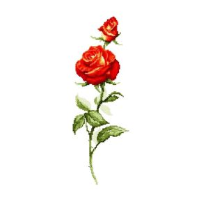 Z10143 Red rose 15x43 cm