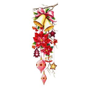 Z8784 Christmas bells 15x50 cm