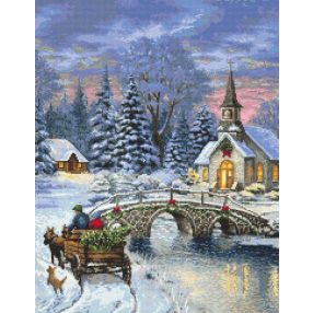 ZN8944 Karácsonyi nosztalgia 35x45 cm