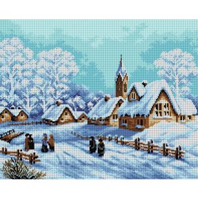 2287M Téli reggel 40x50cm