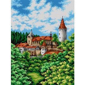 2386J Krivoklat kastély 30x40cm