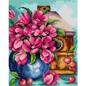 2407H Tulipánok és cseresznyék 24x30cm