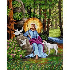 2440M Jézus a mezőn 40x50cm