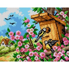 2486H Madárház 24x30cm