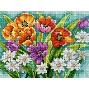 2538J Tavaszi csokor 30x40cm