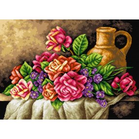 2543R Csendélet rózsákkal 50x70cm