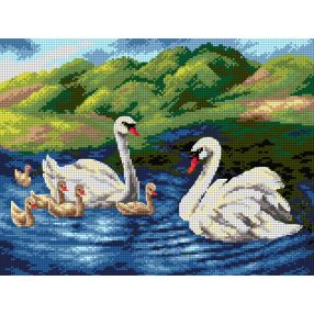 2616J Hattyú család 30x40cm