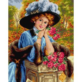 2630M Emile Vernon-Szegfű a szerelem jele 40x50cm