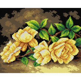 2666H Eugene Claude - Sárga rózsák 24x30cm