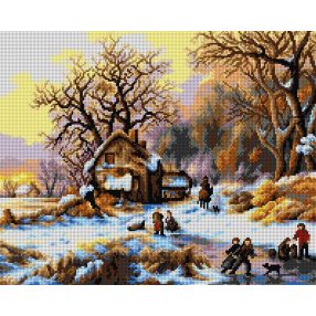 2685M Frederik Marinus Kruseman-Tél Hollandiában 40x50cm