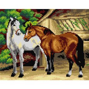 2689H John Frederick Herring-Állatok a farmon 24x30cm