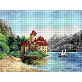 2741J Kastély 30x40 cm