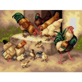 2789J William Baptiste Baird-Tavaszi csirkék 30x40 cm