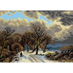 2827R Barend Cornelis K. - Kutyasétáltató 50x70cm