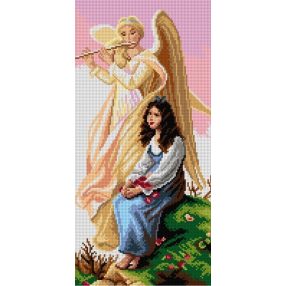 2942J Paul Alfred de Curzon-Lány és angyal 24x50cm