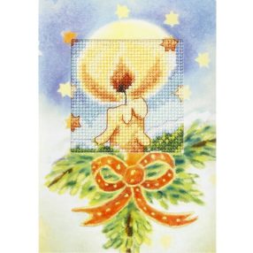 SA6209 Gyertya - üdvözlőlap 10,5x15 cm