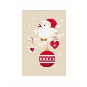 ZU8790 Christmas card - Bird 15x21 cm