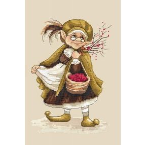 Z10142 Troll hölgy 18x28 cm