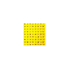 968-09 Yellow aida fabric 14ct 50x53 cm
