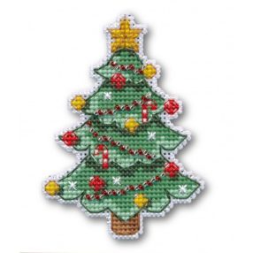 S1128 Christmas Tree 7x9,6 cm (Kifutó)