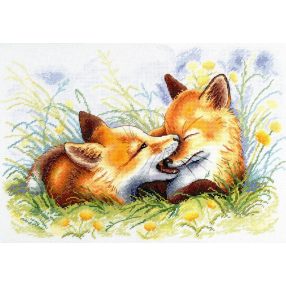 SA011 Mischievous Fox 27x40 cm