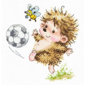ci-019-011 Footballer 14x14 cm