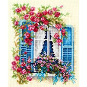 ci-074-001 Blossoming Window 16x21 cm