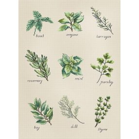B2346 Fűszerek 21,5x30,5 cm