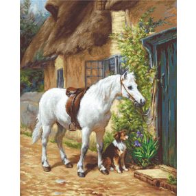 B572 A ház mellett 34x42,5 cm