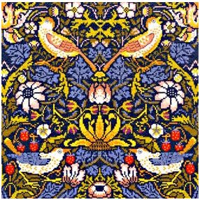 XAC3 William Morris - Strawberry Thief 31x31 cm