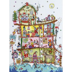 XCT17 North Pole House 35x26 cm