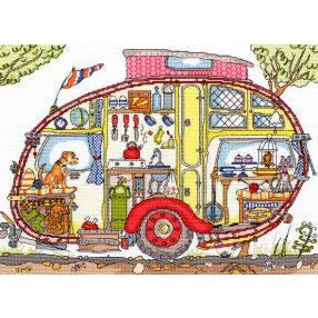 XCT21 Vintage Caravan 26x36 cm