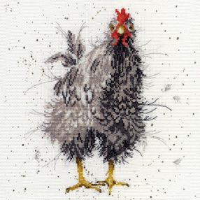 XHD17 Curious Hen 26x26 cm