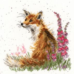 XHD08 Amongst the Foxgloves 26x26 cm