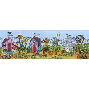 XJR21 Allotment Fun 37x12 cm