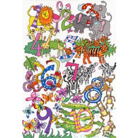 XJR23 Number Fun 30x44 cm